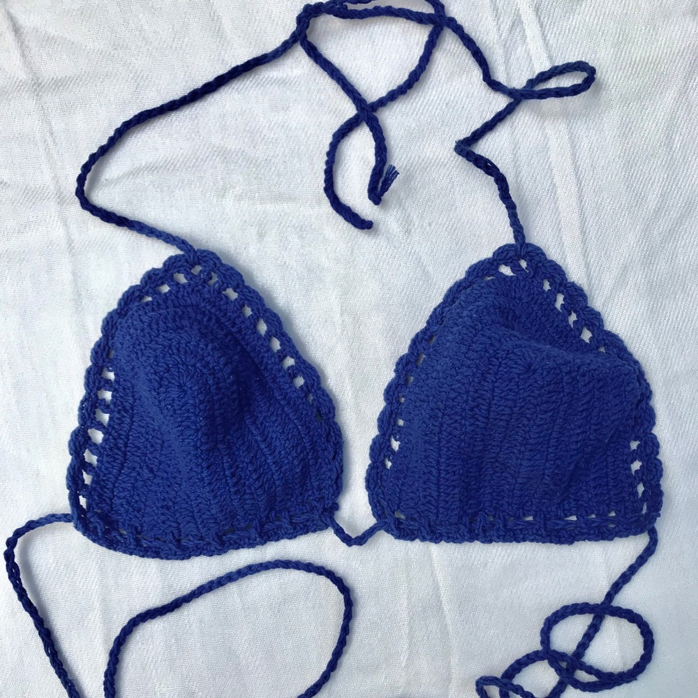 Crochet String Bikini Top - Picture 2 of 4